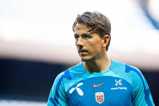 Sander Berge of the Norwegian national football team