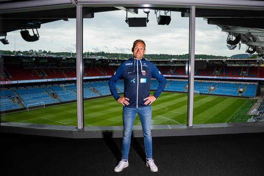 Martin Sjögren, head coach of the Norwegian women's