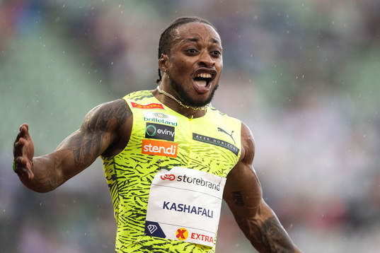 Ageze Salum Kashafali of Norway celebrates