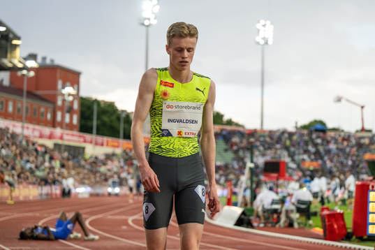 Håvard Bentdal Ingvaldsen of Norway looks dejected