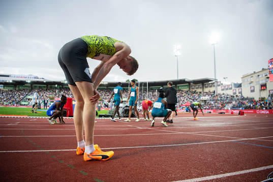 Håvard Bentdal Ingvaldsen of Norway looks dejected