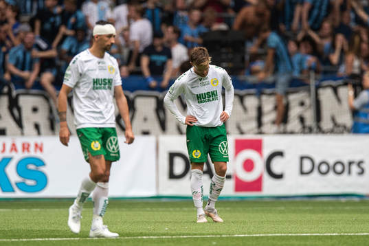 Hammarbys Dennis Wigren deppar
