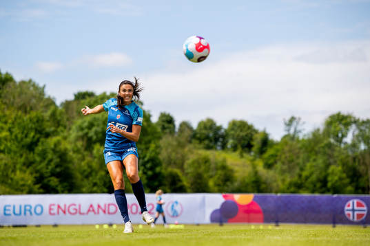 Ingrid Syrstad Engen of the Norwegian national football team