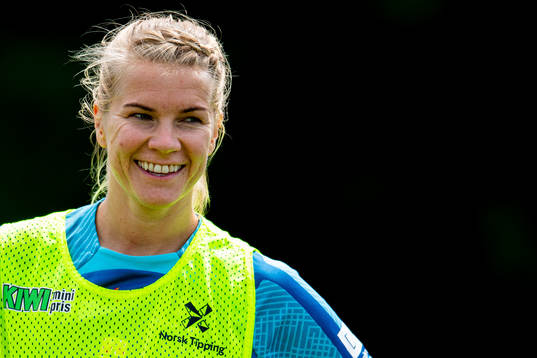 Ada Hegerberg of the Norwegian national football team