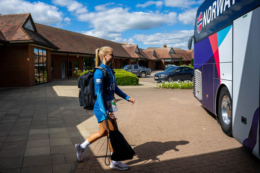 Amalie Eikeland of the Norwegian national football team