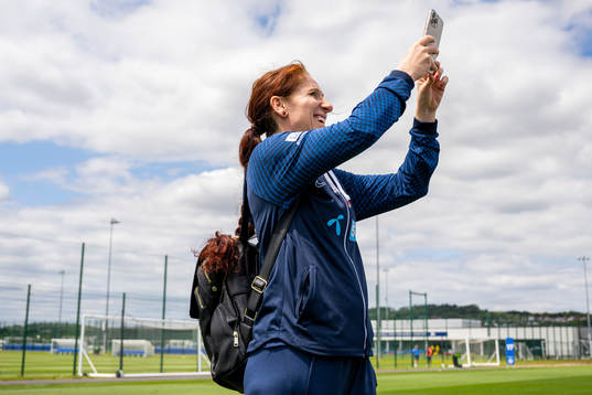 Lise Klaveness, president of the Norwegian Football