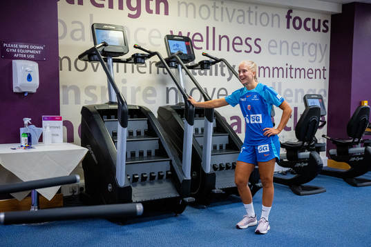 Amalie Eikeland of the Norwegian national football team at