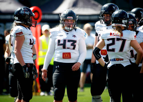 Örebro Black Knights spelare deppar