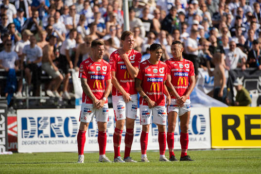 Degerfors Rasmus Örqvist, Adam Carlén, Diego Campos och