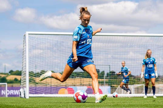 Caroline Graham Hansen of the Norwegian national football