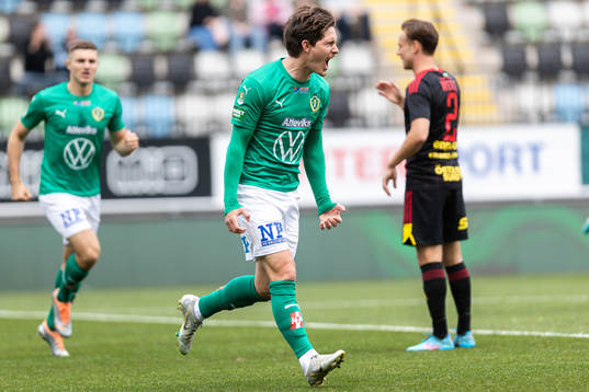 Jönköpings Södras Robin Book jublar