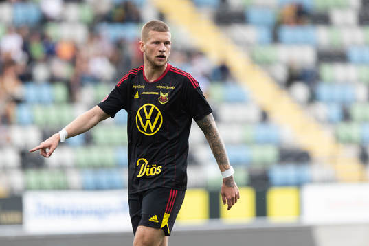 Östersunds Kevin Jablinski deppar