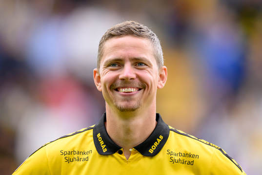 Elfsborgs Andre Ibsen Rømer vid lineup innan