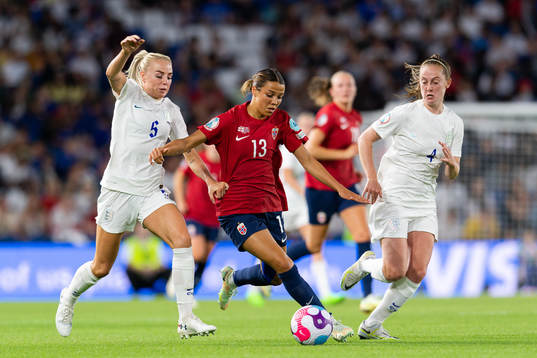 Celin Bizet Ildhusøy of Norway against Alex Greenwood and