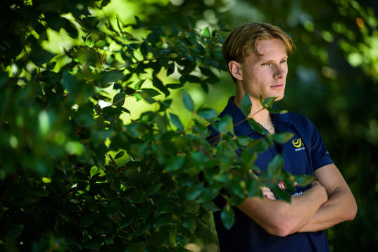Carl Bengtström of the Swedish national athletics team