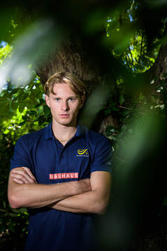 Carl Bengtström of the Swedish national athletics team