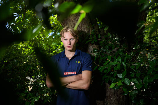 Carl Bengtström of the Swedish national athletics team