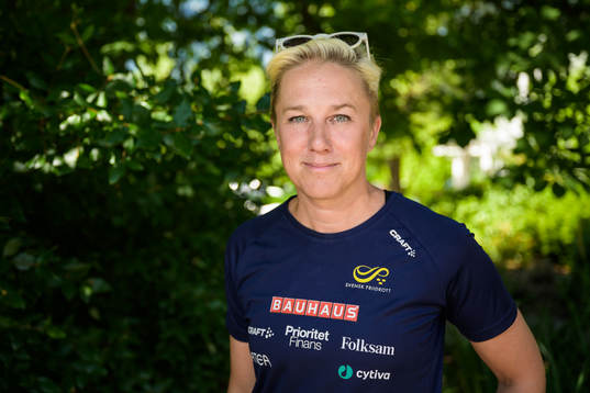 Kajsa Bergqvist, head coach of the Swedish national