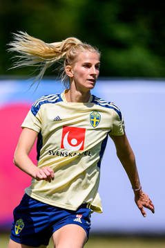 Sofia Jakobsson of the Swedish women's national football
