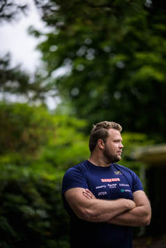 Daniel Ståhl of the Swedish national athletics team at a