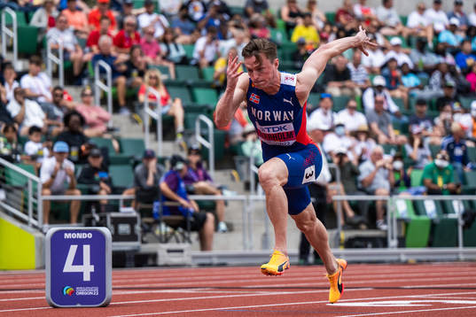 Karsten Warholm of Norway