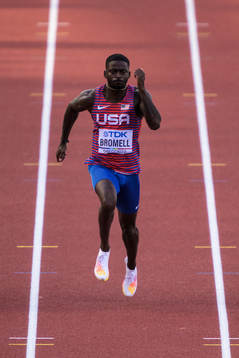 Trayvon Bromell of USA