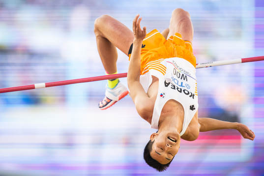 Sanghyeok Woo of South Korea