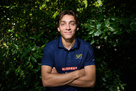 Armand Duplantis of the Swedish national athletics team