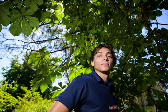 Armand Duplantis of the Swedish national athletics team