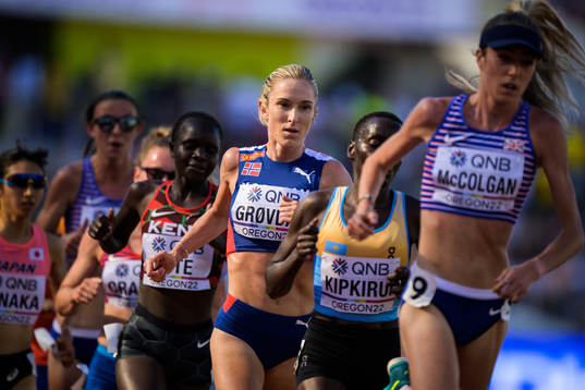Karoline Bjerkeli Grøvdal of Norway