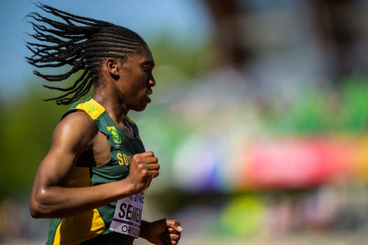 Caster Semenya of South Africa