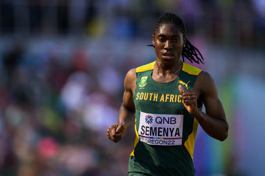Caster Semenya of South Africa