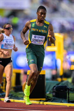 Caster Semenya of South Africa