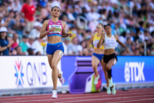Sydney McLaughlin of USA
