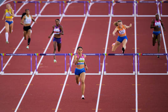 Sydney McLaughlin of USA