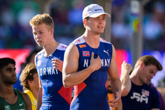 Simen Guttormsen and Sondre Guttormsen of Norway in men’s