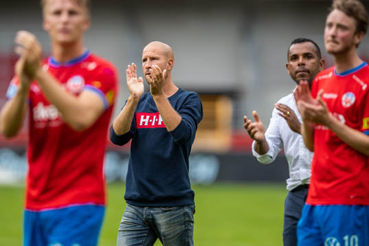 Helsingborgs tränare Mattias Lindström