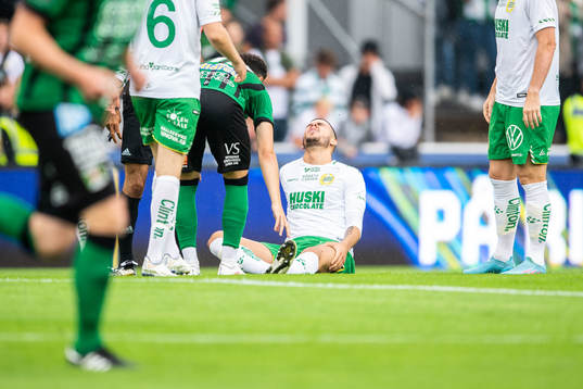 Hammarbys Edvin Kurtulus har ont