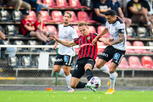 Brommapojkarnas Oscar Krusnell och Örebros Ahmed Yasin