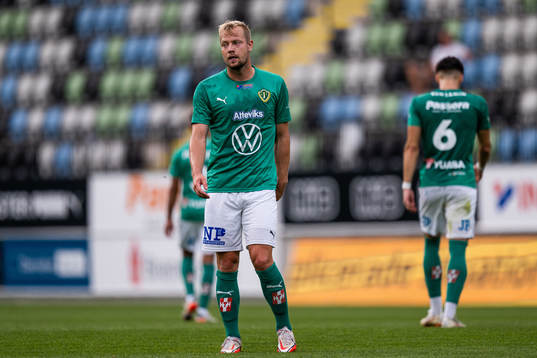 Jönköpings Södras Sebastian Crona deppar