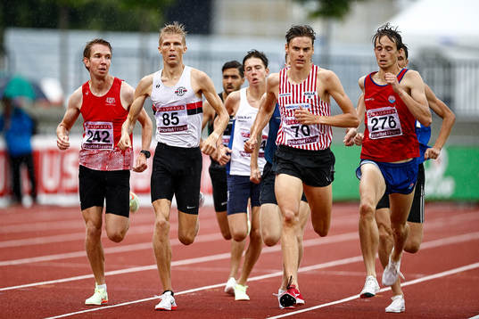 Kvalheat ett 1500 m med bl.a. Tim Yngesjö Linköpings GIF,