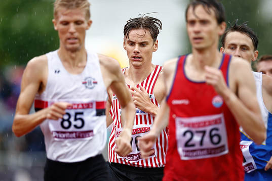 Samuel Pihlström Hälle IF i kvalheat ett 1500 m