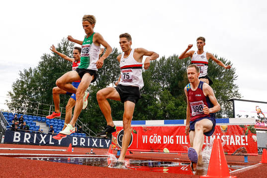 Tvåan Vidar Johansson Ullevi FK, vinnare i 3000 m hinder