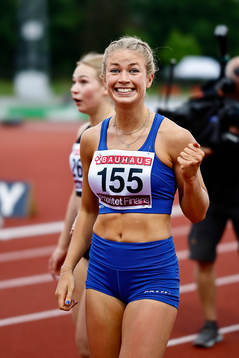 Vinnare Julia Henriksson IFK Helsingborg i 100 m