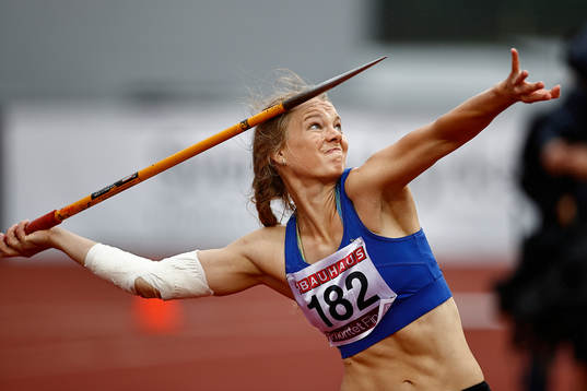 Trean i spjut Matilda Elfgaard IFK Växjö