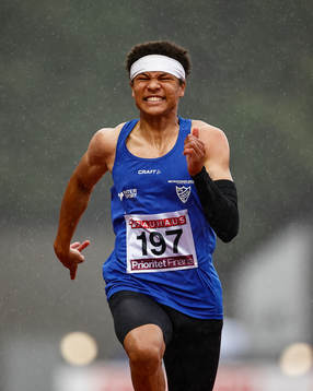 Isak Hughes  IFK Växjö i 100 m