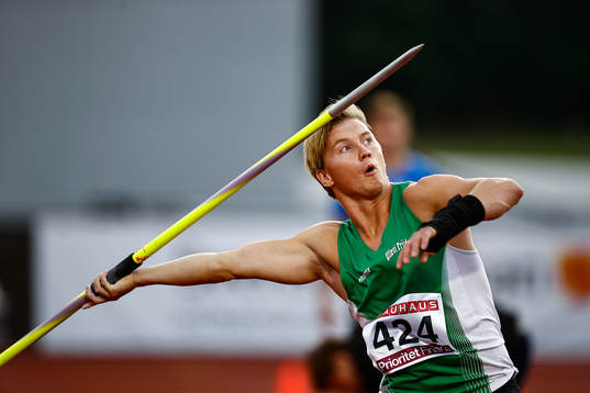 Trean Esa Hiltunen  Ullevi FK i spjut