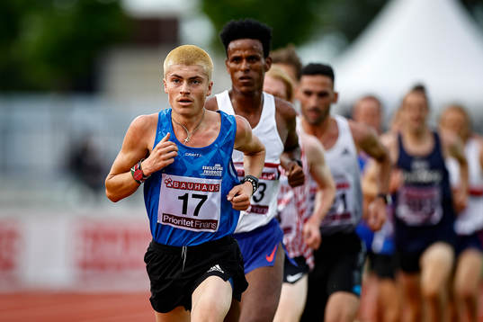 Trean i 10 000 m Emil Millán de la Oliva Eskilstuna FI