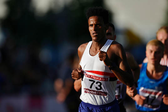 Tvåan i 10 000 m Samuel Russom Hässelby SK