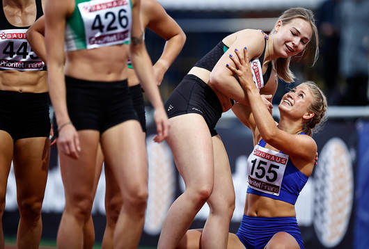 Vinnare Julia Henriksson IFK Helsingborg i 100 m